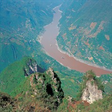 Three Gorges of Chang Jiang River, Wuxia Gorge, Mt.Dazhushan, China