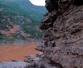 La gorge de Wu, une des Trois Gorges du fleuve Changjiang, Chine