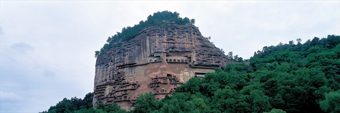 Les grottes Maijishan, Chine