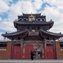Gansu Province, ancient building, Chine