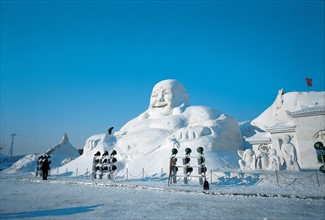 Harbin, Snow Sculpture, Chine