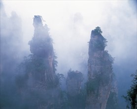 Site de Zhangjiajie, Chine