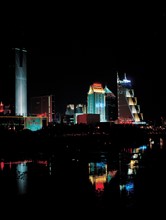 Shenzhen de nuit, Chine