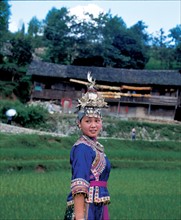 Portrait of Young Woman, Guizhou, China