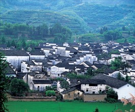 Village, province de l'Anhui, Chine