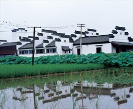 Village, province de l'Anhui, Chine