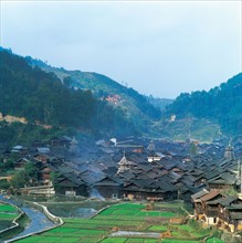 Drum Tower, Liping, Zhaoxing, Guizhou, China