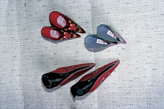 Embroidered shoes, China