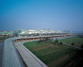 L'aéroport international de Xiaoshan, Hangzhou, Zhejiang, Chine