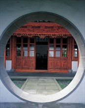 Cour, Hangzhou, province du Zhejiang, Chine