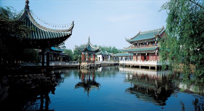 Jardin du lac Cuihu, Chine