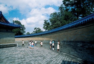Mur de l'Echo du Temple de l'auguste ciel à Pékin, Chine