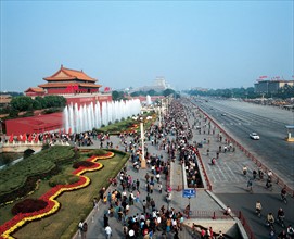 La Place Tian'an Men à Pékin, Chine