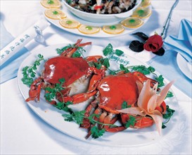 Crabe, Chine