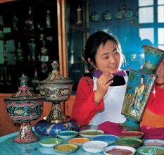 JingTailan Porcelain, facture Process, China