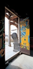 Painted door, China