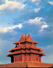 Traditional house's roof, China