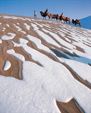 Caravane de chameaux, Chine