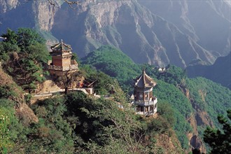 Le mont Kongtong, près de Ping Liang, Gansu