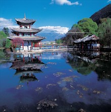 Black Dragon Pond in lijiang,China