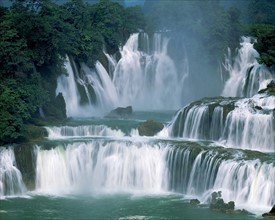 The Detian Waterfall of Guangxi Province,China