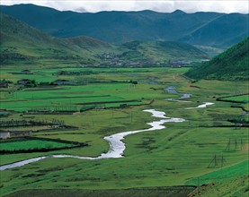 Naizi River in zhongdian,Yunnan,China