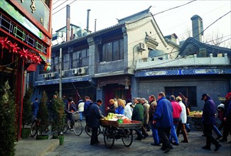 The people living in the classic hutong of Beijing,China