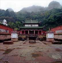 The Daxiong Palace of Qiyunshan Temple,Xiuning County,Anhui Province,China