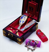 The traditional Chinese casket