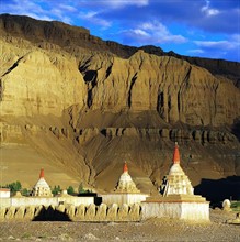 The pagodas of Tholing Lamasery,Zanda,Tibet,China