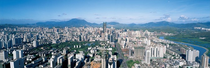 Panoramic Shenzhen,China