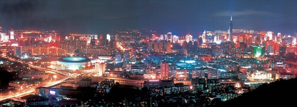 Night view of Shenzhen,China