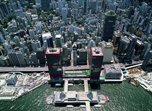 The cityscape of Hong Kong,China