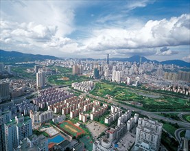 Panoramic view of Shenzhen,China