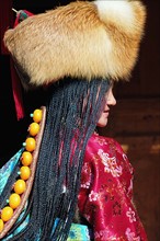 Ethnic costume for Tibetan woman