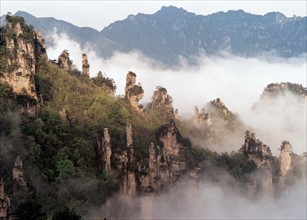 Tianzishan Peaks in Zhangjiajie, Hunan,China