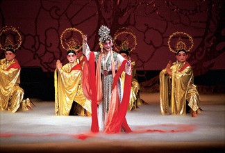 PPeking opera of Goddess Spreading Flowers,China
