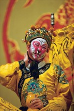 Monkey King, Sun Wukong is played by an actor in a Peking opera