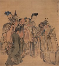 Traditional Chinese painting:The Eight Immortals