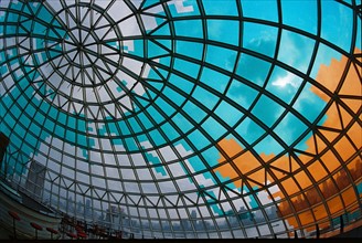 Globe-shaped celing of shanghai International Convention Center, Shanghai,China