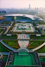 Bird's view of Shanghai Science and Technology Museum