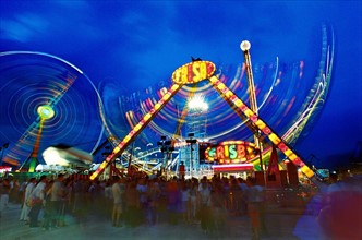 Carnival amusement park of Shanghai,China