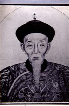 The portrait of Kangxi Emperor from the East Qing Tombs