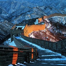 The Great Wall on Badaling Range,Beijing,China