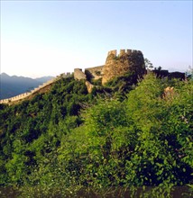 Beacon tower of Huangyaguan section of the Great Wall,Beijing,China