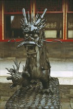 A kylin statue,Forbidden City,Beijing,China