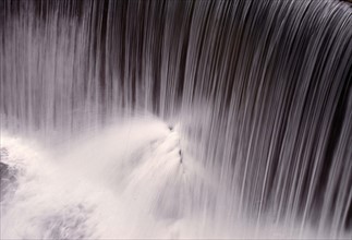 A waterfall in China