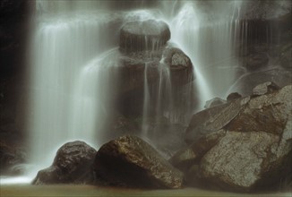 Scenery of China: waterfall