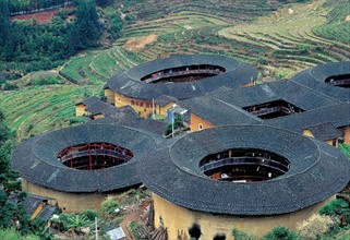Hakka Roundhouses in Nanping,Fujian,China