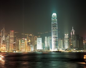 The building of International Financial Centre, Hong Kong